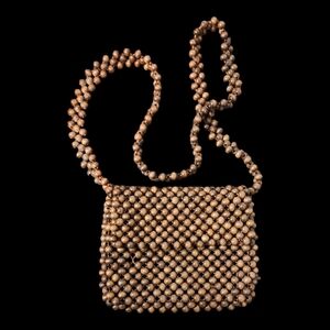 🤎Vintage 90s Beaded Crossbody Bag